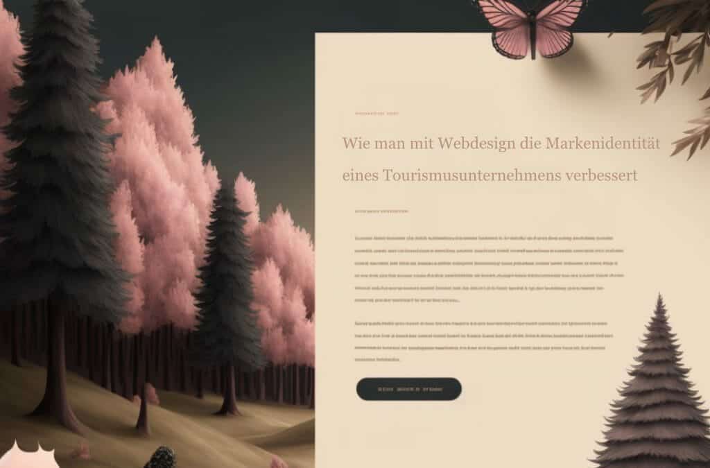 How to improve the brand identity of a tourism company with web design